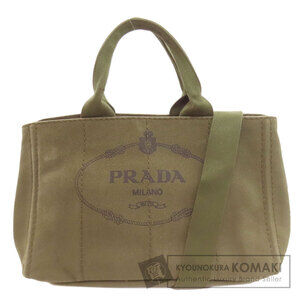 Prada Canapa Tote Bag Canvas